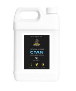 DTG barve MIRA DIGITAL – kompatibilne z Brother GTX Pro Bulk – 5 L 8 dtg ink mira digital compatible gtx pro bulk C